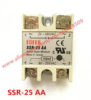 1 Gabalas (Solid State Relay SSR AC Kontrolės AC SSR-25 AA 80-250V AC 24-380V AC Aukštos Kokybės