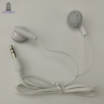 1000pcs/daug ausines 3,5 mm ausinių earset pigiai mp3, mp4 telefonas Pigiausia vienkartiniai ausines vienu metu naudoti Didmeninės kainos
