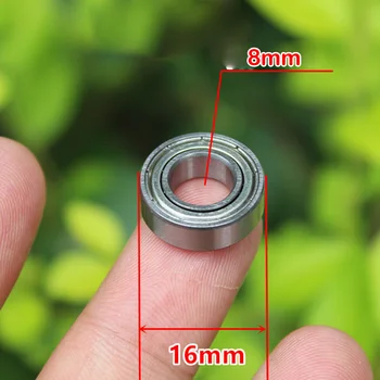 10VNT 688Z rutulinis guolis vidinis skersmuo 8mm išorinis skersmuo 16 mm, storis 5mm aukštos kokybės 8mm X 16mm X 5mm uždaromos guolis