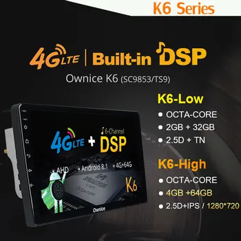 1Din 360 Kamera 4G LTE Android 10.0 4GB+64GB SPDIF DSP CarPlay Automobilio Multimedijos Grotuvas, Mercedes Benz ML, GL W164 X164 GPS Radijas