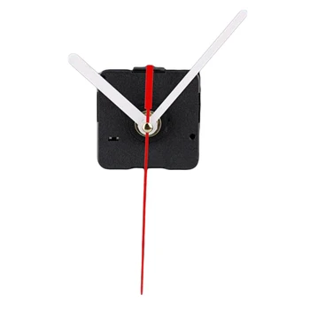 1Set Plastiko Kvarcinis Laikrodis Judėjimo Ilgas Rankas Mechanizmas Sieninis Laikrodis Remontas, Dalys Nuotrauka 2