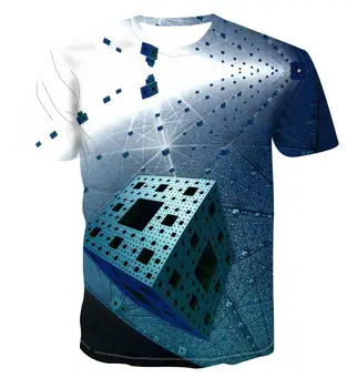 2021 karšto naujas mados T-shirt geometrinis aikštėje, t-marškinėliai, vyriški marškinėliai paprasta spalva viršų 3D kietas unikalus spausdinti vyrų viršų