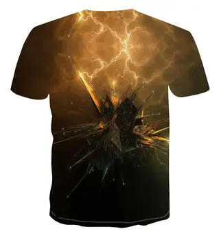 2021 karšto naujas mados T-shirt geometrinis aikštėje, t-marškinėliai, vyriški marškinėliai paprasta spalva viršų 3D kietas unikalus spausdinti vyrų viršų Nuotrauka 2
