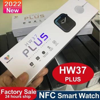 [2022 NFC] NAUJŲ HW37 plus Smart Watch 7 su Balso asistentas IP68 Vandeniui Mokėjimo 