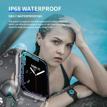 [2022 NFC] NAUJŲ HW37 plus Smart Watch 7 su Balso asistentas IP68 Vandeniui Mokėjimo 