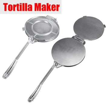 20cm, Sulankstomas Tortilla Maker Aliuminio Tešlos Paspauskite Sunkiųjų Restoranas Priemonė Namų Pyragas Priemonė Virtuvė
