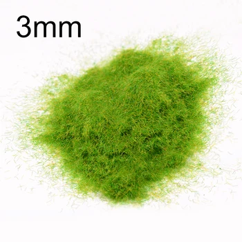 5 MM Nailono Žolės Milteliai Statinio Žolės Mišrios Spalvos Miniatiūrinės Scenos Modelis Medžiagos Modeliavimo Hobis