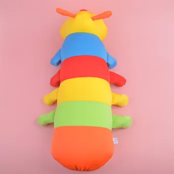 50 cm Spalva kirminų įdaryti žaislas miega pagalvę lėlės ilgą pagalvę lėlės huggable lokys lėlės mielas mergina lovoje