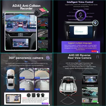 8G+128G IPS 4G CarPlay Android 11 Automobilių Radijo Multimidia Vaizdo Grotuvas GPS Navigacija HONDA XRV Vezel XRV Vezel HRV) 2013~2018 Nuotrauka 2