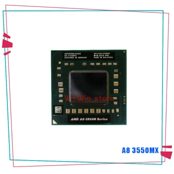 AMD A8 3500M Serijos Nešiojamieji kompiuteriai A8-3550MX AM3550HLX43GX A8 3550MX Quad Core/2,0 G/4M Lizdo FS1 722-pin Laptop CPU Procesorius