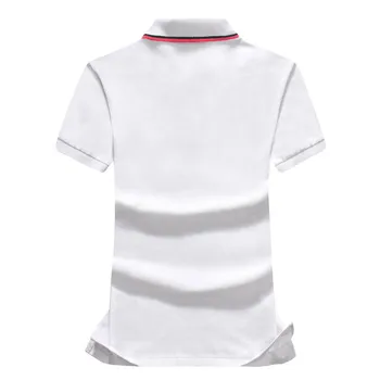 Aukščiausios kokybės 2020 m. Vasarą nauju Moterų trumpomis rankovėmis polo marškinėliai Atsitiktinis Medvilnės atvartas Moterų tees Mados slim Ponios viršūnės S-4XL Nuotrauka 2