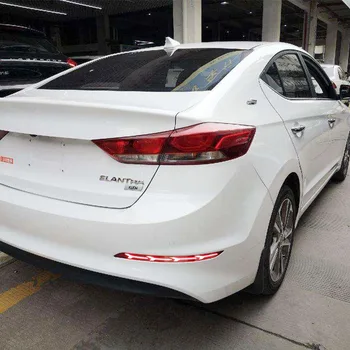 Automobilio LED Reflektorius Šviesos Hyundai Elantra 2016 2017 2018 2019 Galinis Žibintas Stabdžių Žibintas užpakalinis žibintas Galinio Rūko žibinto Šviesa