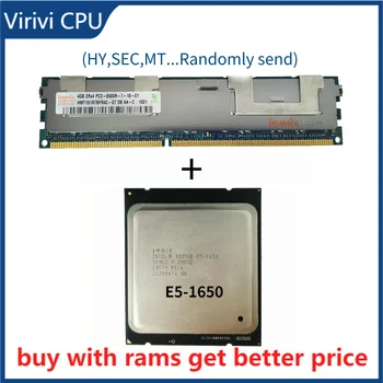 DDR3 4G Server ram su heatsink 1066Mhz su E5-1650 LGA2011 CPU Procesorius 3,2 GHz 6Core 12Mb Cache SR0KZ paramos X79motherboard