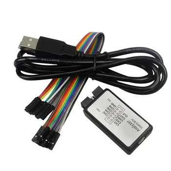 Duomenų Įkėlimo USB Powered Mikrovaldiklis Profesinės Juoda Logic Analyzer Priemonė, Nešiojamas Mini Derinimo FPGA 24M 8CH Matavimo Rankos Nuotrauka 2