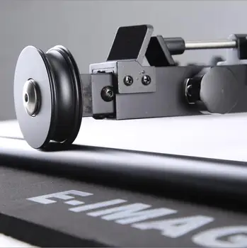 E-VAIZDO 50kg apkrova 5 metrų Nešiojamų Aliuminis Profesionalus Fotoaparatas Vaizdo Slankiklį Trikojo Dolly Bėgių Geležinkelio Stebėjimo Ratų Judančių Automobilių