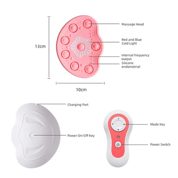 Elektros Krūties Massager Krūtinės Stipriklis USB jungtį Su Karšto Suspausti Funkciją Krūtų Augimą & Anti-Krūtinės Žuvo Įrankis