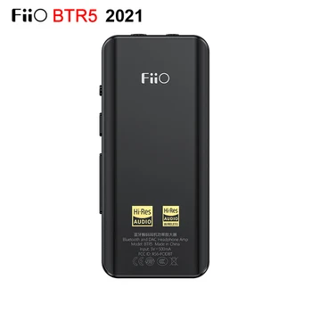 FiiO BTR5 2021 Portable Bluetooth Stiprintuvo ES9219C*2 MQA USB DAC Bluetooth 5.2 Ausinių Stiprintuvo XMOS PCM384 DSD256 3.5/2.5 mm Nuotrauka 2