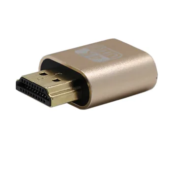 HDMI Virtualus Ekranas 4K HDMI DDC EDID Manekeno Plug EDID Ekranas Apgauti Virtualus Prijunkite HDMI Manekeno Emuliatorius Adapteris Bitcoin Mining Nuotrauka 2