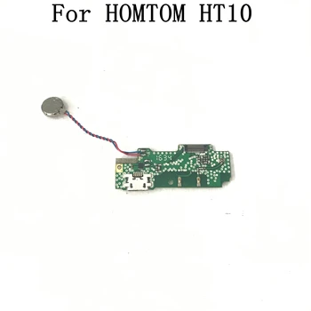 HOMTOM HT10 Naudojamas USB Kištukas Mokestis Valdybos + Vibracija Variklis HOMTOM HT10 Remonto Tvirtinimo Dalies Pakeitimas
