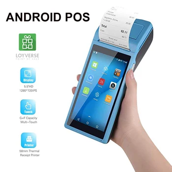 Kišeninis POS Terminalo Android 8.1 PDA Su 58mm 