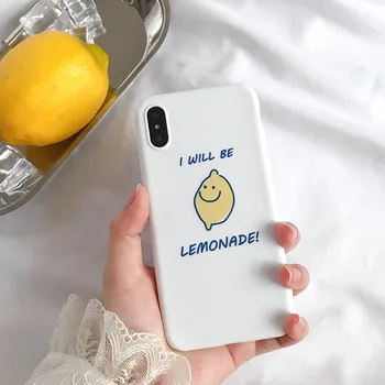 Korėjos mados vasaros Retro limonado meno pora mielas Telefono dėklas 