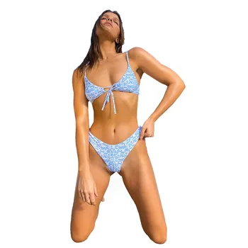Lauko Paplūdimio Vasaros Moterų Spausdinti Bikini Mažas Juosmens Seksualus Moterų Padalinta maudymosi kostiumėlis Beach Kelionių, Laisvalaikio Paplūdimio .#g30 Nuotrauka 2