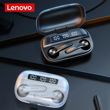 Lenovo QT81 TWS Bluetooth 5.1 Ausinių Stereofoninio Garso Belaidės Ausinės AI Kontrolės Žaidimų Ausinės Su 1200mAh Baterija Atveju