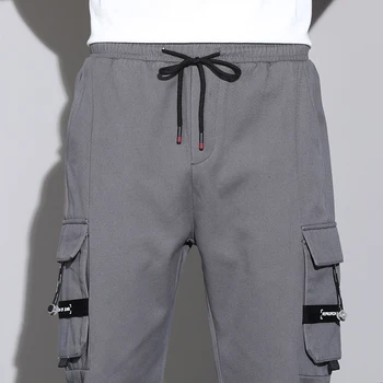 M-8XL Vyrų 2021 Naujas Mados korėjos Klasikinis Poilsiu Krovinių Kelnės Prekės Kelnės Drabužių Multi Pocket Hip-Hop Streetwear Kelnės Nuotrauka 2