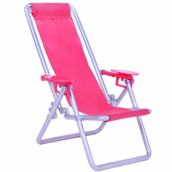 Mados Miniatiūriniai 1:12 Masto Hot Pink, Sulankstomas Plastikinis Paplūdimio Kėdės Denio Mini Sodo Gražių Baldų Už San Nicolas Island Lėlės Priedų