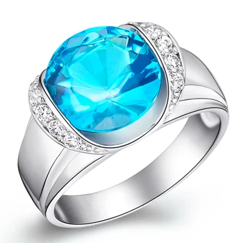 Micro įterpti Sidabro Padengtą Papuošalai Unikalaus Dizaino Žiedas Žiedas įvairių spalvų J121 žiedai moterims gotikos vestuvinis žiedas Nuotrauka 2
