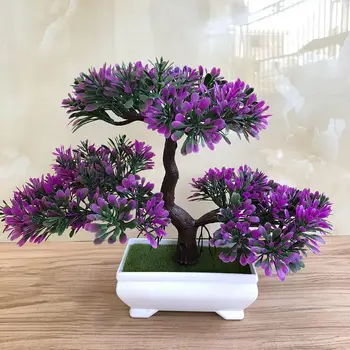 Naujas Ganoderma Medžio Lotus Pušis Modeliavimas Augalų, Gėlių Bonsai Nustatyti Mažų Vazoninių Žaliųjų Augalų, Namų Dekoro populiarus Nuotrauka 2