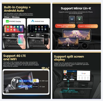 NaviFly Qualcomm 8G+256G Android 11.0 Visus Į Vieną Automobilį Pažangi Sistema BMW 5 Serijos G30 2018 EVO Sistema, GPS Navigacija, Auto
