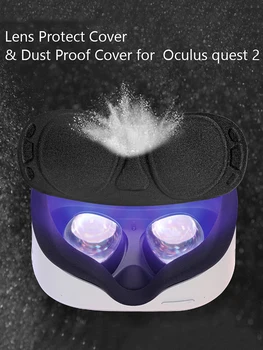 Oculus Quest 2 Priedai VR Akiniai, Aksesuarai, Objektyvo Apsauga, atsparus Dulkėms Ir Įbrėžimams atspari danga Už Oculus Quest2