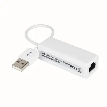 Super Speed USB 2.0 Į RJ45, USB 2.0, Ethernet Tinklo LAN Adapterio plokštę 10Mbps Adapteris, Skirtas 