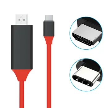 USB C C Tipo HDMI-suderinama 2.0 Kabelis 4K HD Kabelis, 2 M, Garso ir 