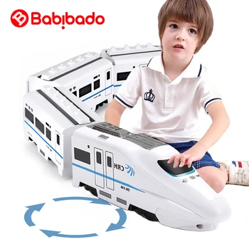 Vaikai Elektrinių Traukinių Geležinkelio Žaislai Vaikams Traukinio Diecast Modeliavimas Traukinio Garso, Šviesos, Muzikos Švietimo Lokomotyvų Kalėdų Dovana