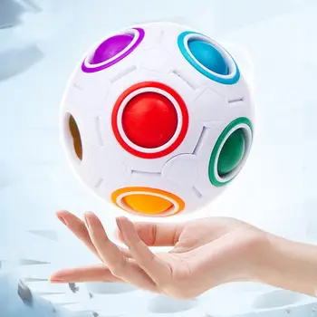 Vaivorykštė kamuolys kubo Kūrybos Sferos Magija Plastiko Magic Balls Slėgyje kubą Vaikams įspūdį magija kamuolys Vaivorykštė, Galvosūkiai, Žaislai