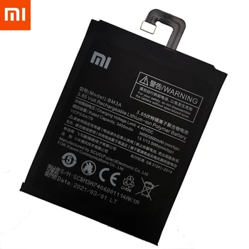 Xiao Mi Originalios Telefonų Baterijos BM3A Už Xiaomi 3 Pastaba Pakeitimo 3300mAh Baterija Didelės Talpos, Telefono Baterijų+Įrankiai